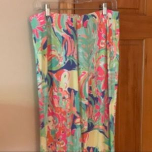 Lily Pulitzer Georgia May Wide Leg Cotton Pants